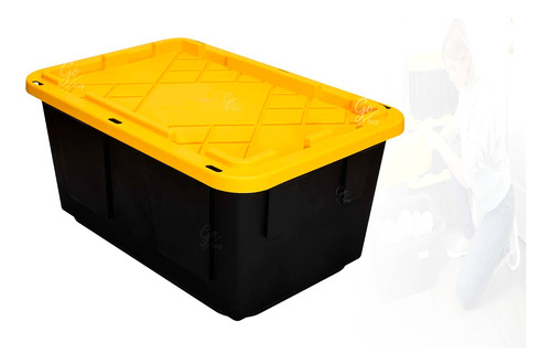 Organizador Contenedor Caja Resistente Grande Hogar Maleta