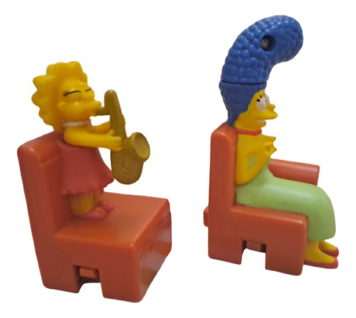 Colección Simpson Sillón Mc Donalds Homero Marge Lisa (Usado)