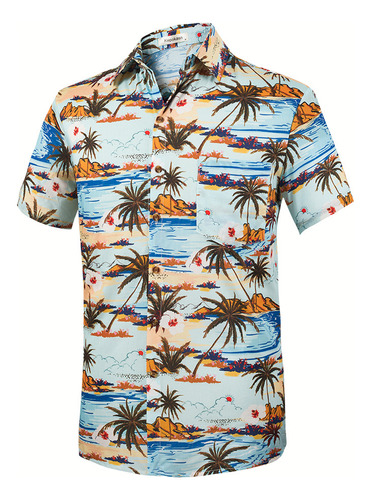 Camisa Hawaiana Para Hombre,camisas De Playa Para Hombre