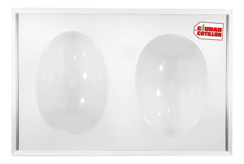 Molde Huevos Doble 8 Cm Pascuas Ciudad Cotillón