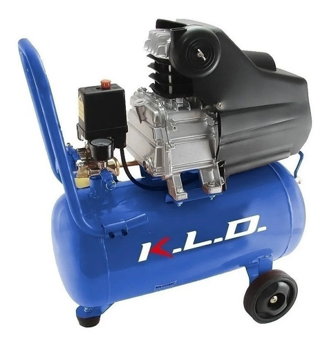 Compresor De Aire Eléctrico Kld Kldco25 25l 2.5hp 220v Azul