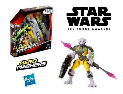 Boneco Action Figure Garazeb Orrelios Star Wars Mashers
