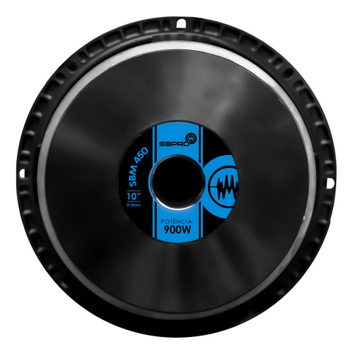 Bocina De 10 Pulgadas Hasta 900w Sbm450 Super Bright Color Negro