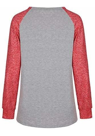 Imagen 4 de 4 de Tops De Béisbol Atact Para Mujeres Raglan Camisas De Jrtyi