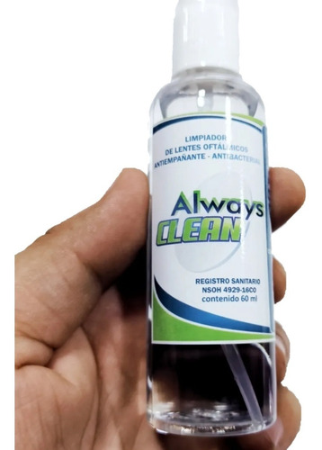 Spray Liquido Limpiador Gafas Desempañant Antibacterial +osb