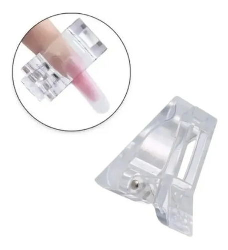 Pinza Para Polygel O Clip Para Molde Dual System Polygel X10