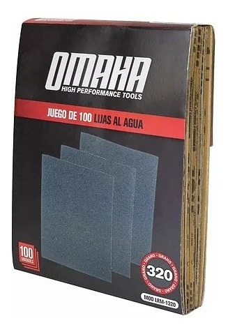 Imagen 2 de 9 de Lija Al Agua 280x230 Por 10 Unidades Omaha