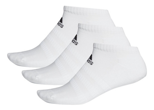 Imagen 1 de 2 de Calcetines adidas Tobilleros 3 Pares Unisex Blanco2