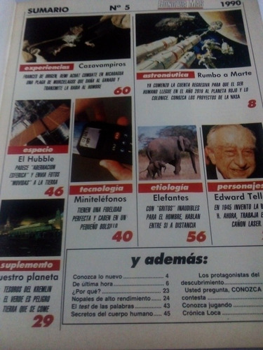 Imagen 2 de 5 de Revista Conozca Más Año 1 No. 5 El Primer Viaje A Marte
