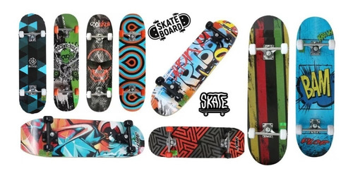 Imagen 1 de 1 de Skate Skateboard Semi Profesional 80cm