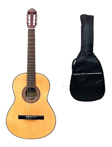 Guitarra Criolla Clásica Gracia M7 Superior + Funda