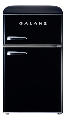 Minirefrigerador Compacto Con Congelador De 2 Puertas Galanz