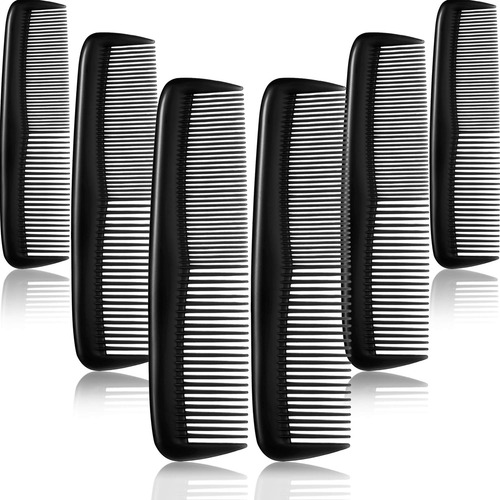 Juego De Peines Para El Cabello De 12 Piezas, Bolsillo Para