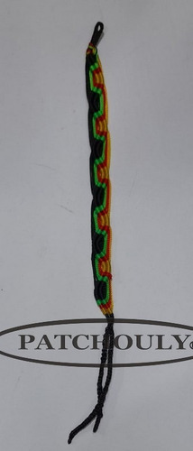 Imagen 6 de 9 de Pulsera Macrame Brazalete Artesanal Reggae Rasta Jamaica