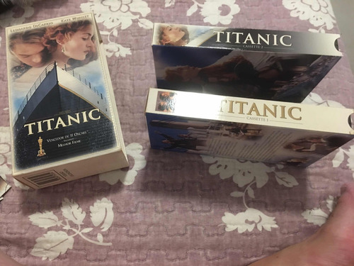Fitas Vhs Titanic-kit Em Vhs Com Duas Fitas Versão Original