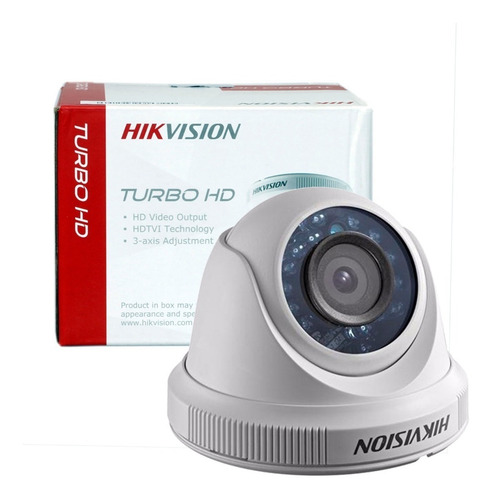Camara Domo Metal Hikvision 2mp 1080p Turbo Hd Tvi Seguridad