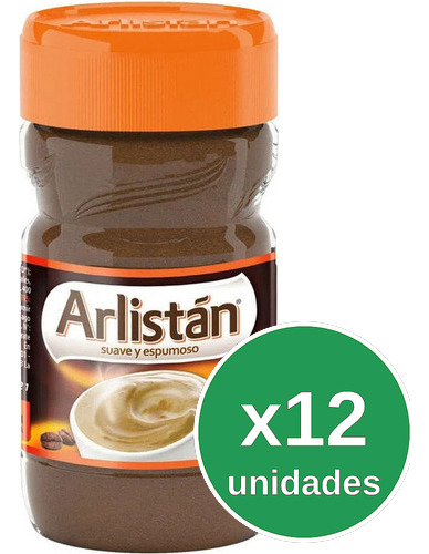Café Instantáneo Suave Arlistán Sin Tacc Frasco 50 g X12u