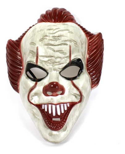 Máscara It Palhaço Assassino Terror Pennywise Halloween Cor Branco