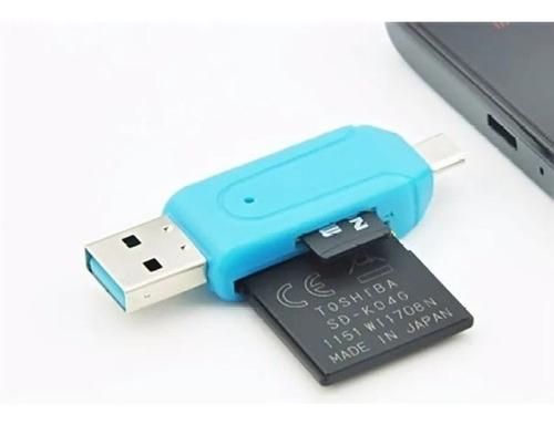 Imagen 3 de 10 de Lector Memoria Tarjeta Sd Y Micro Sd Otg Micro Usb / Usb