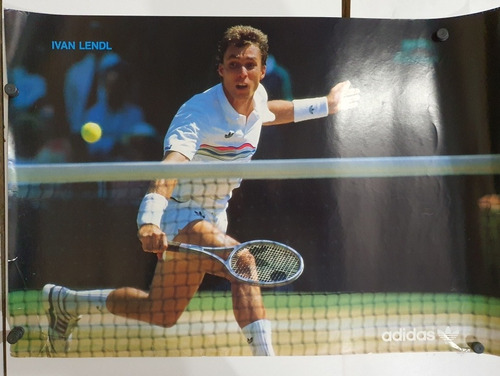 Poster adidas- Ivan Lendl- Original