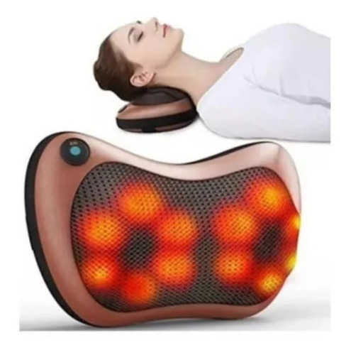 Almohada Masajeador De Espalda Y Cuello Eléctrico