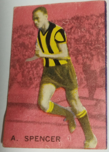 Fútbol Uruguay Idolo Alberto Spencer Peñarol Figurita 1966 