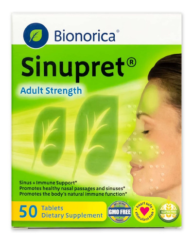 Sinupret - Suplemento Natural Para Adultos Con Fuerza Sinusa