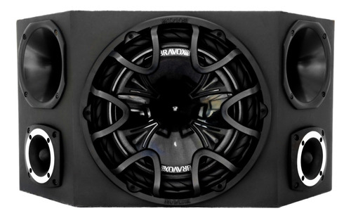 Caixa Som Completo Sub Bravox 12 Pol + Taramps Tl 1500