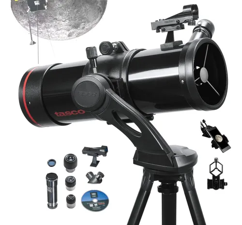 Telescopio Astronomico Profesional Reflector 900mm 225x Color Blanco