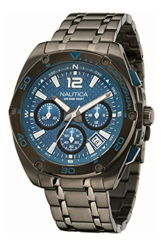 Reloj Nautica Tin Can Bay Chrono Para Caballero Naptcf211