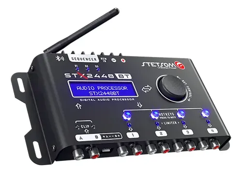 Bluetoothオーディオ Processador Equalizador Stetsom Stx2448 Bluetooth Automotivo Cor