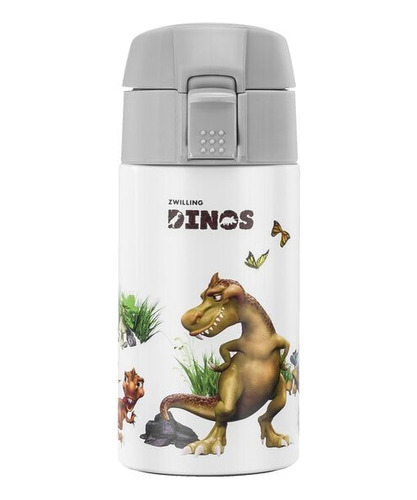 Botella Dinos Inox 350ml Blanco-gris / Zwilling Bottle