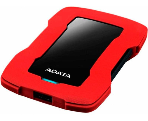 Disco Duro Externo Adata Ahd330-1tu31 1tb Rojo Anti Golpe