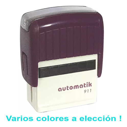 Timbre Personalizado Automatik 911, 36 X 15mm