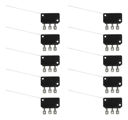 10pcs Normalmente Abierto Micro Interruptor Pin Largo Para E