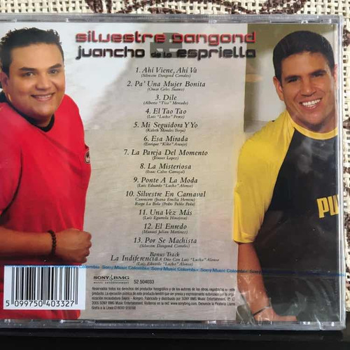 Imagen 2 de 2 de Silvestre Dangond Y Juancho De La Espriella- Ponte A La Moda