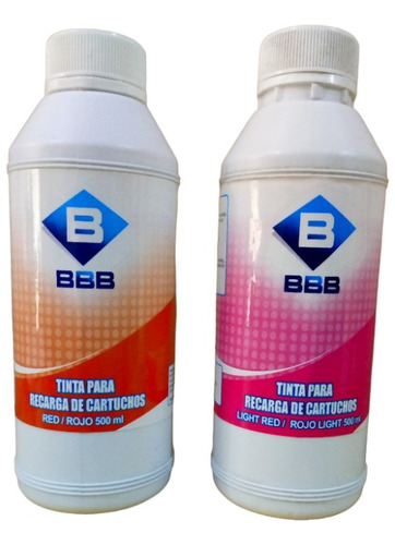 Tinta Bbb Epson De 500 Cc - Color Rojo 