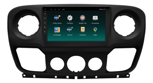 Multimidia Renault Master 14/22 9p Android 14 Carplay C/can