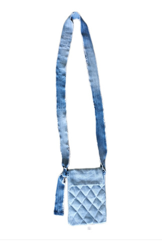 Bolso Bandolero Porta Celular De Jeans Zoe Modelo 14