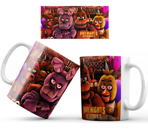 Mug Taza Pocillo  Five Nights At Freddy's 10