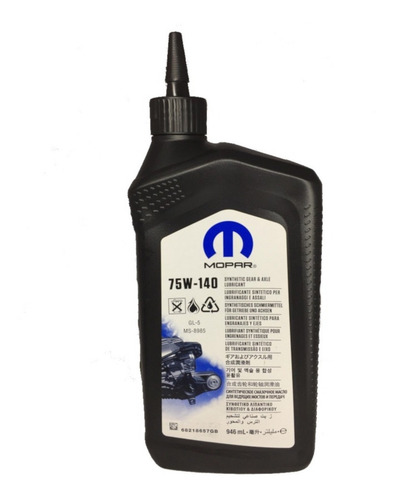 Imagen 1 de 5 de Aceite Mopar Engranajes Y Ejes 75w140