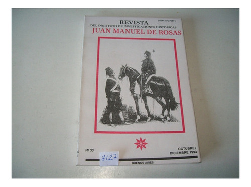 Revista Del Instituto Juan Manuel De Rosas Nª33 Octubre 199
