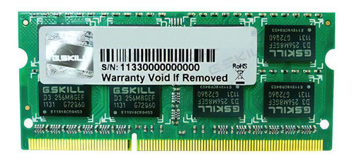 Memória G.skill 2gb 200p Ddr2 800 F2-6400cl5d-2gbsa