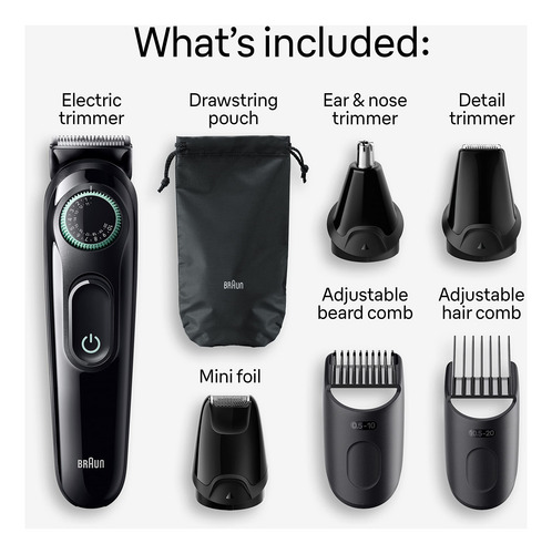 Kit Multifunción Braun Serie 3 3470, Recortadora 7 En 1 F