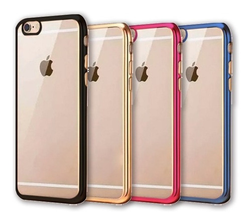 Funda Tpu Electro Metalizada Para iPhone 7 | 8 | Se 2020