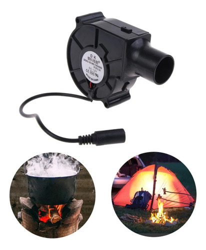 7j Turboventilador Portátil Para Barbacoa Con Controlador