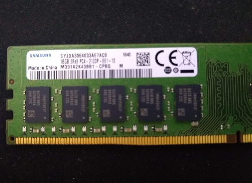 Memoria 16gb 2rx8 Pc4 - Ddr4 2133mhz