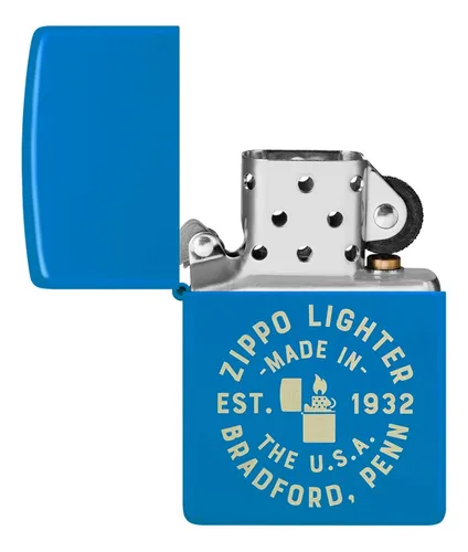 Encendedor Zippo Zippo Seal Design Azul Zp46173