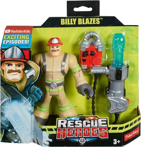 Rescue Heores Fisher Price Pack 6 Rocky Forrest Billy Sandy