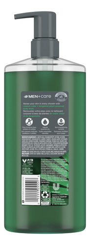 Sabonete Líquido Dove Men + Care Coastal Cedar Rebuild Skin
